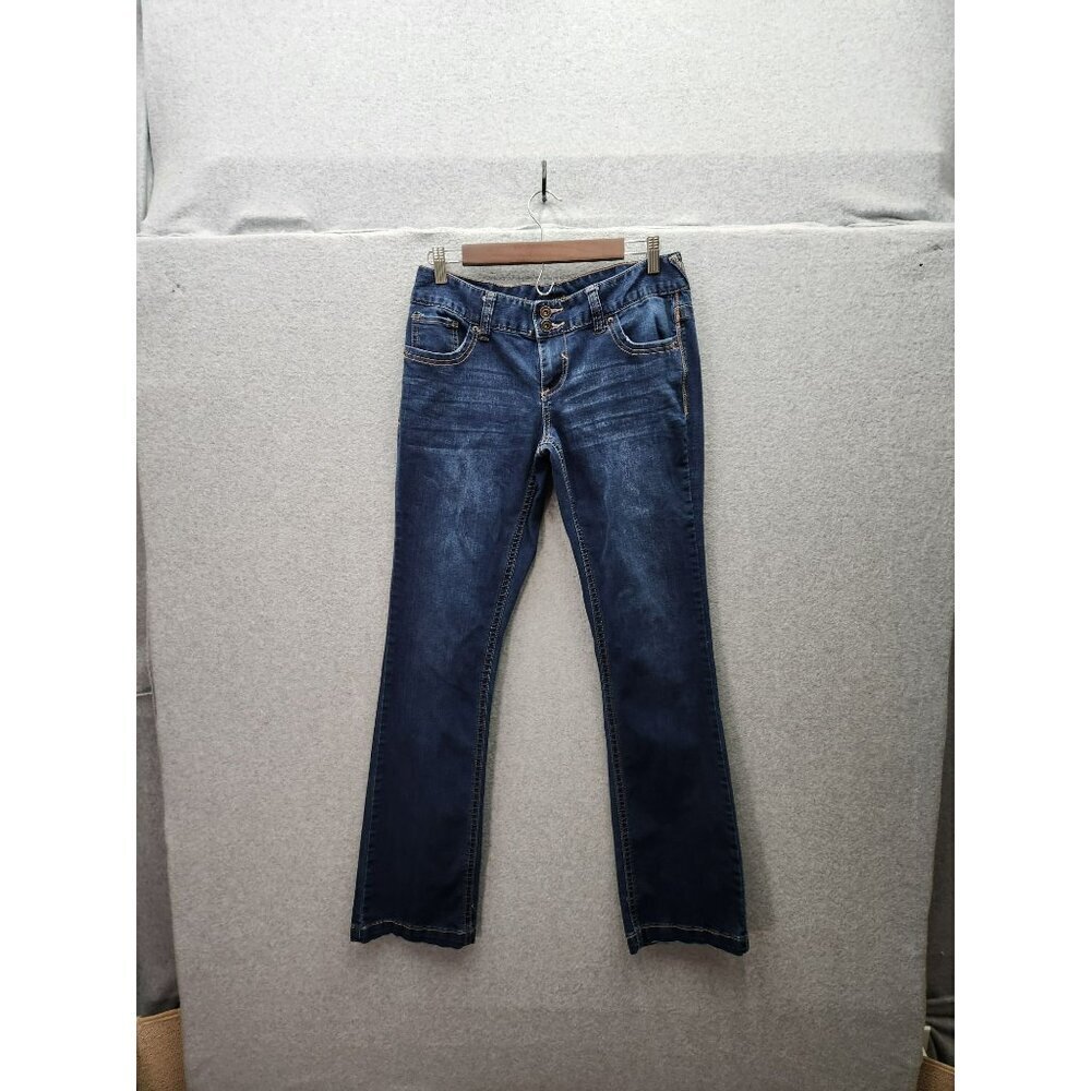 Maurices Womens Distressed Blue Denim Jeans Size 7/8 Regular‎